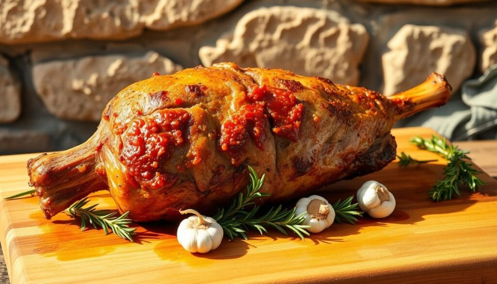 Mediterranean Lamb Leg Roast