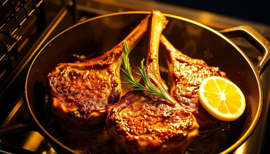 Oven-Roasted Lamb Chops Cooking Method