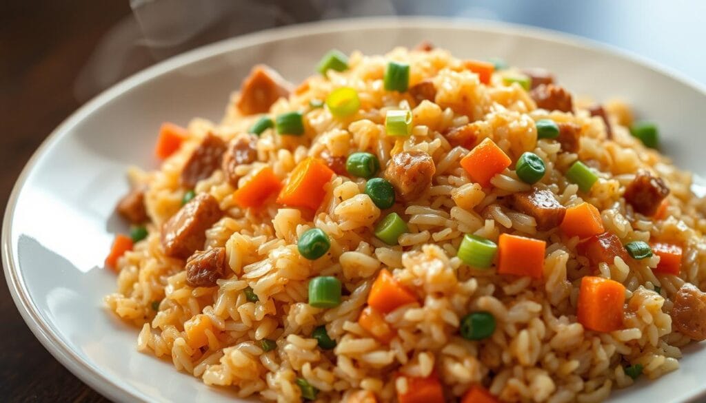 Pork Fried Rice Dish