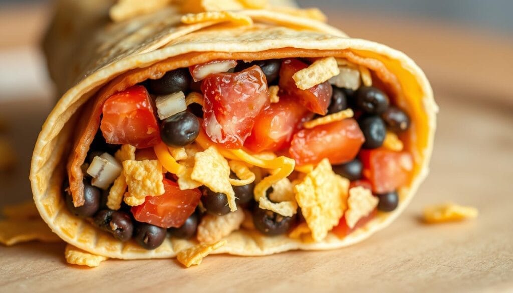 black bean crunch wrap