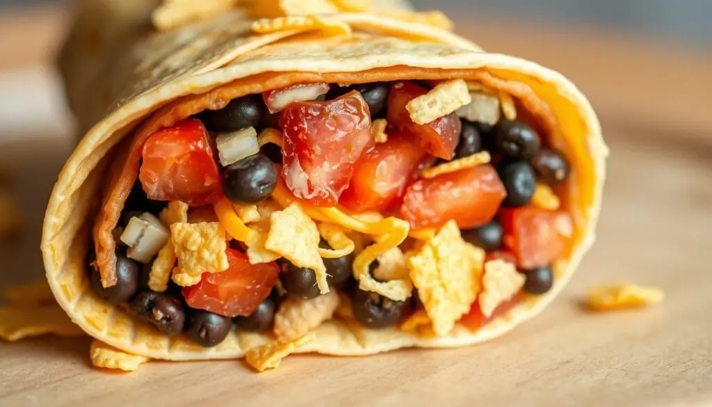 black bean crunch wrap