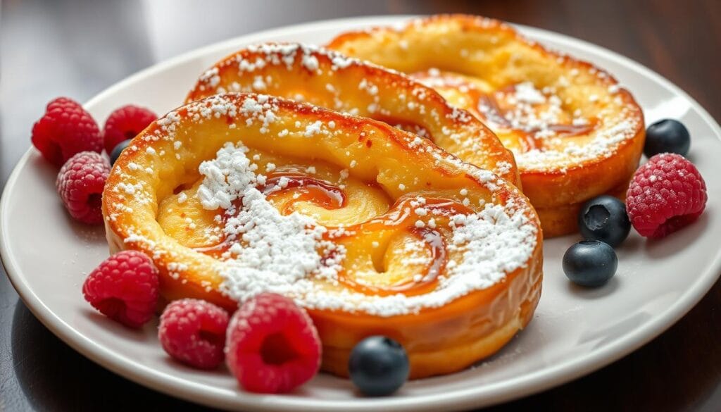 brioche French toast presentation