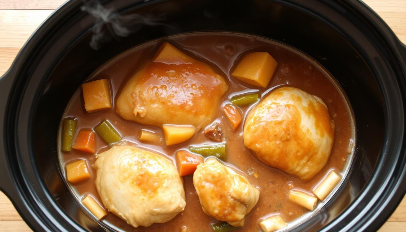 crockpot chicken and gravy