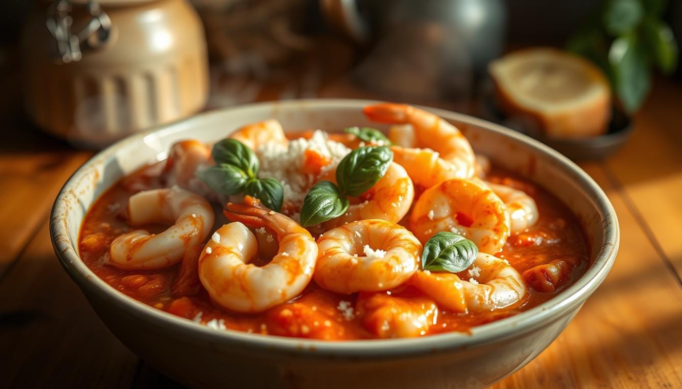 shrimp marinara