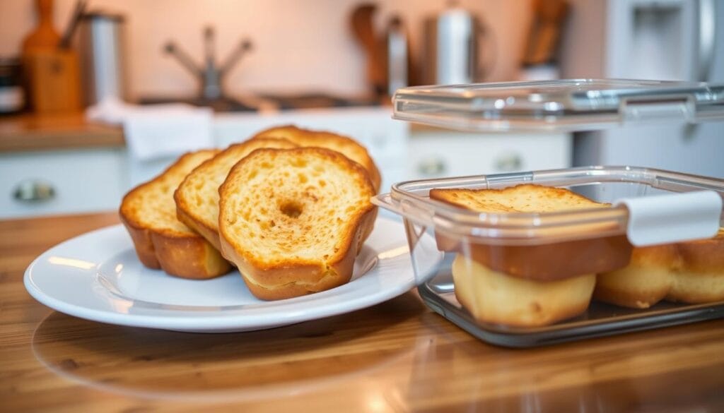 storing brioche french toast