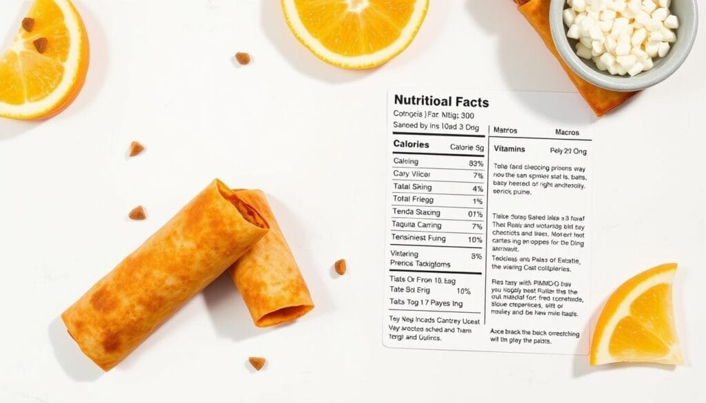 vegan taquitos nutritional information